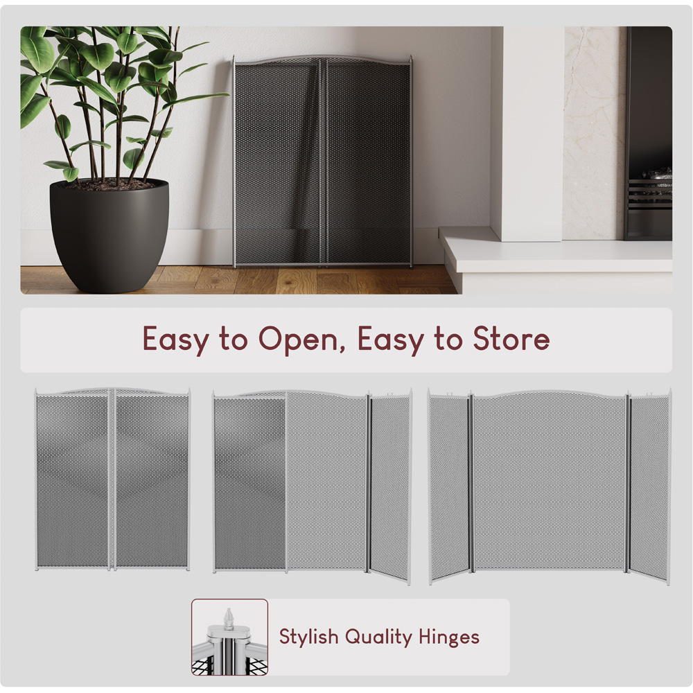 Fire Vida Denton 3 Panel Fire Guard Image 4