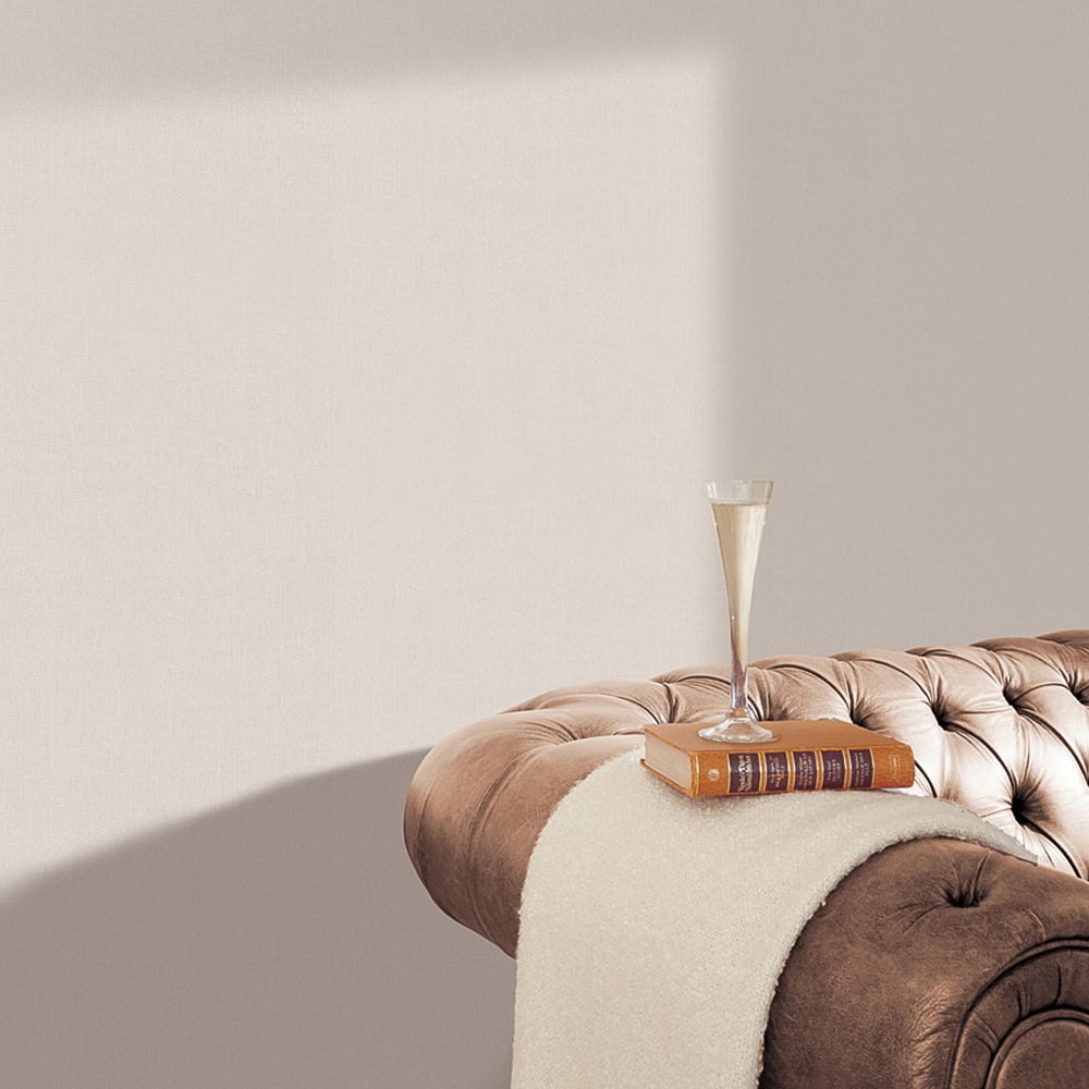 Erismann Decadent Textured Luxury Plain Soft Taupe Vinyl Wallpaper Image 4