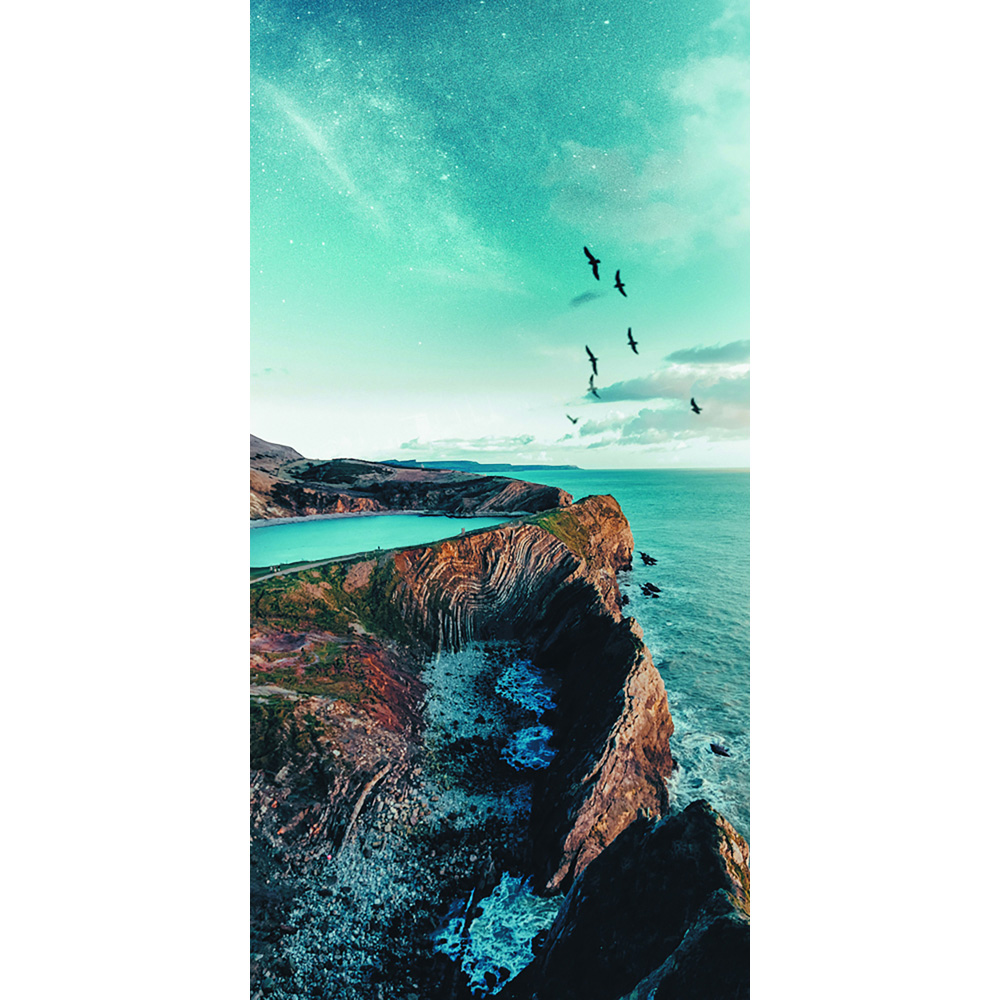 Mirrorstone Nexus Mystical Lagoon Image Wi-Fi Infrared Heating Panel 700W 595 x 1195mm Image 4