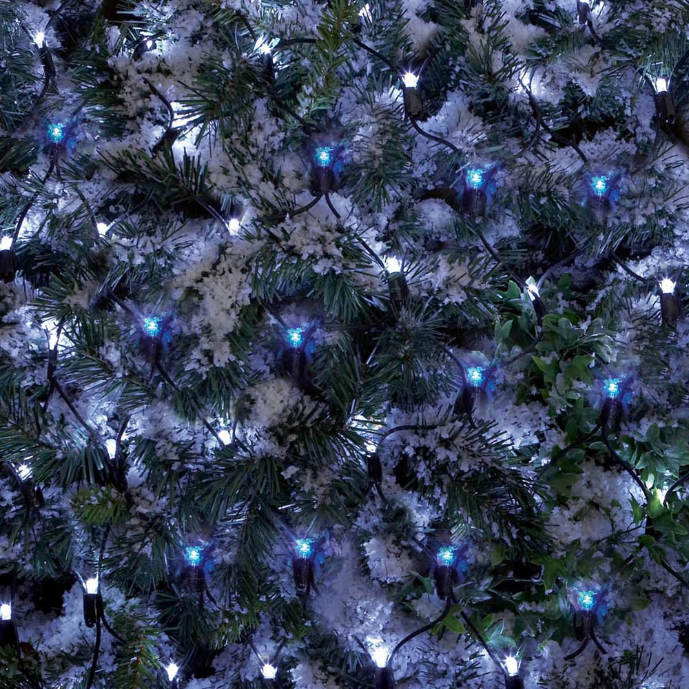 Premier 360 Blue and White LED Multi-Action Green Cable Net Window Light 1.2 x 3.5m Image 3