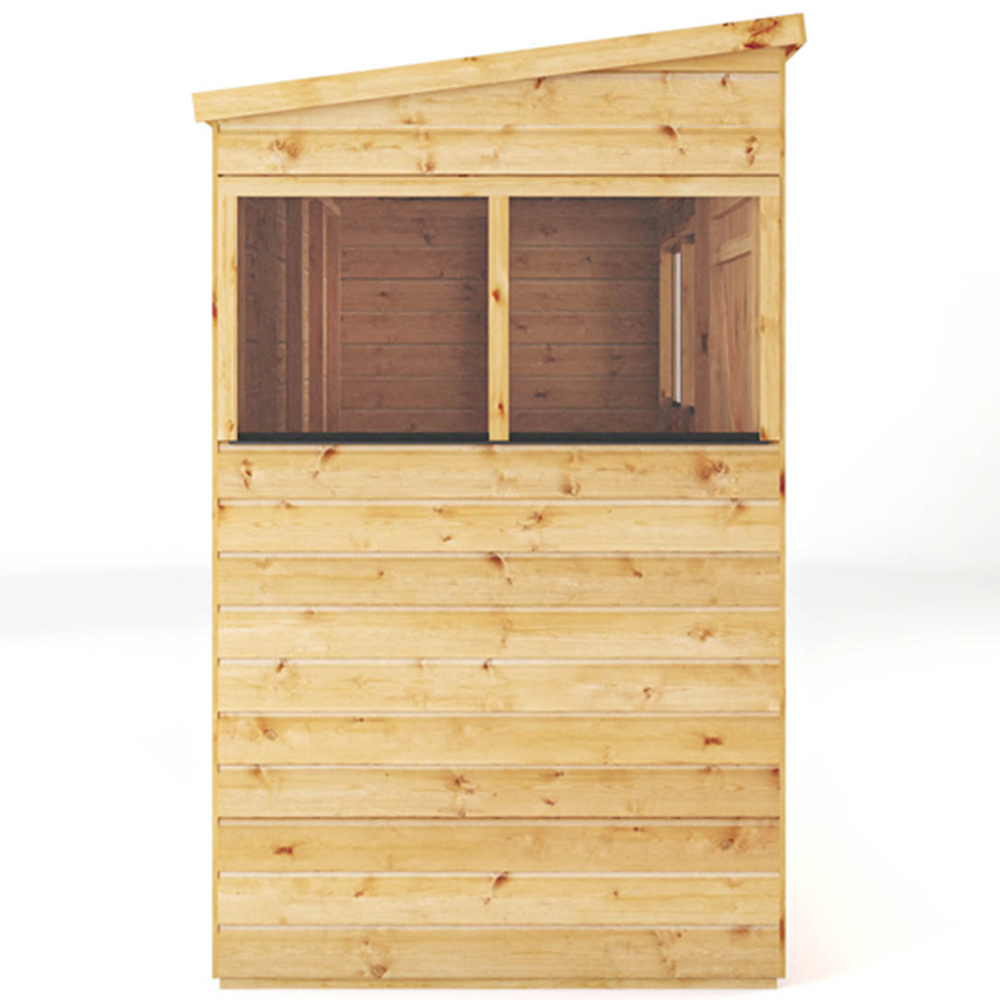 Mercia Woodsman 8 x 4ft Shiplap Pent Shed Image 4