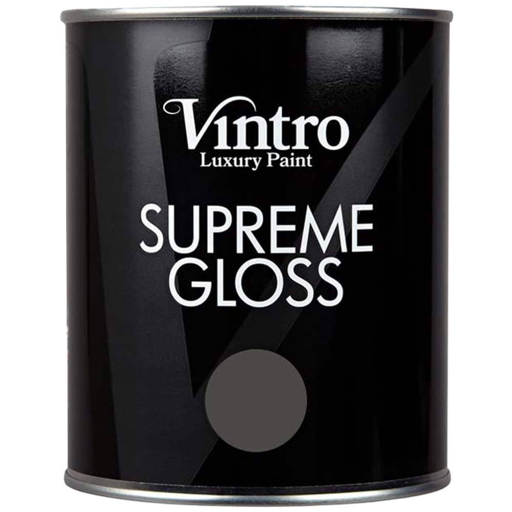 Vintro Paint Walls and Ceilings Midnight Gloss Paint 1L Image 2