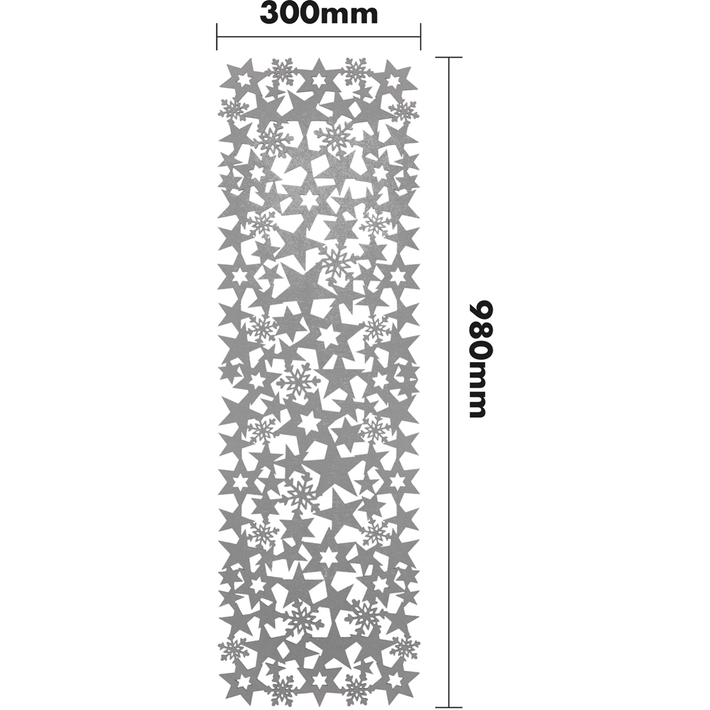 St Helens Grey Felt Table Runner 98 x 30cm Image 4