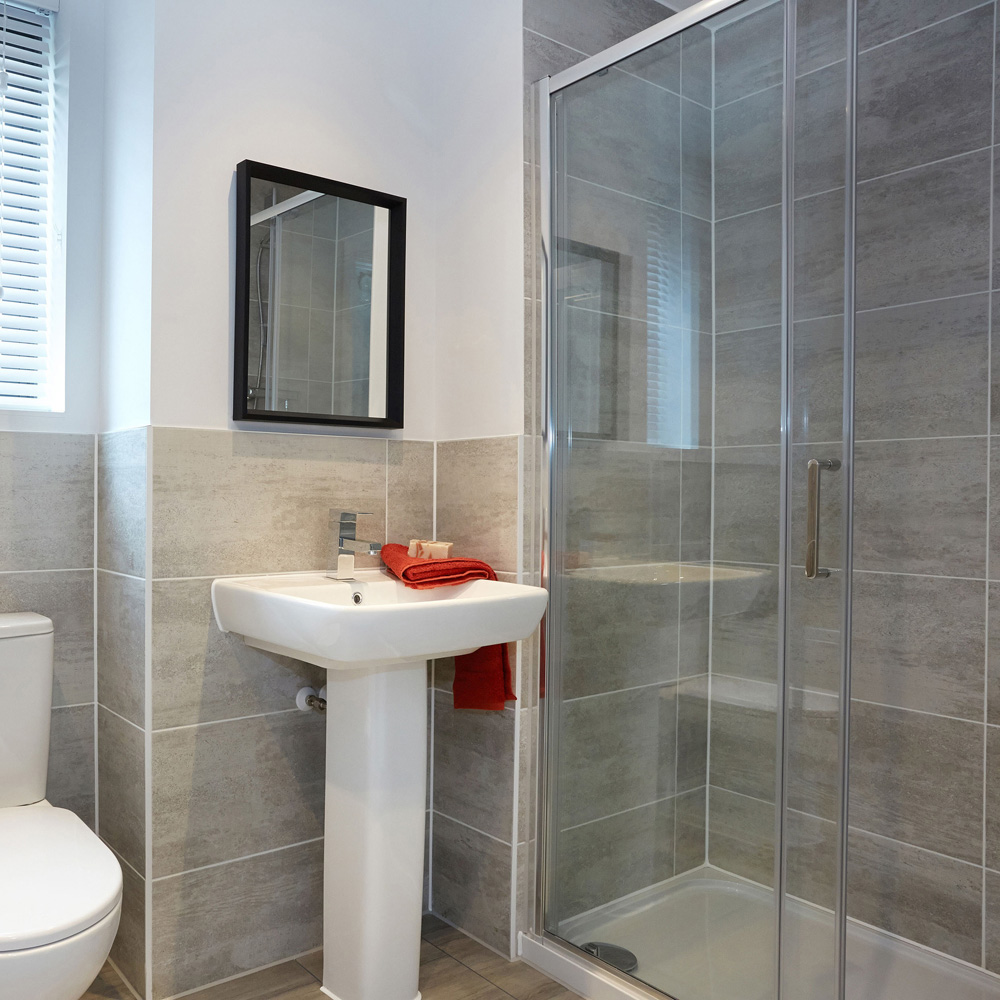 Johnson Tiles Ashlar Crafted Grey Matt Rectified Wall Tile Sample 600 x 300mm Image 4