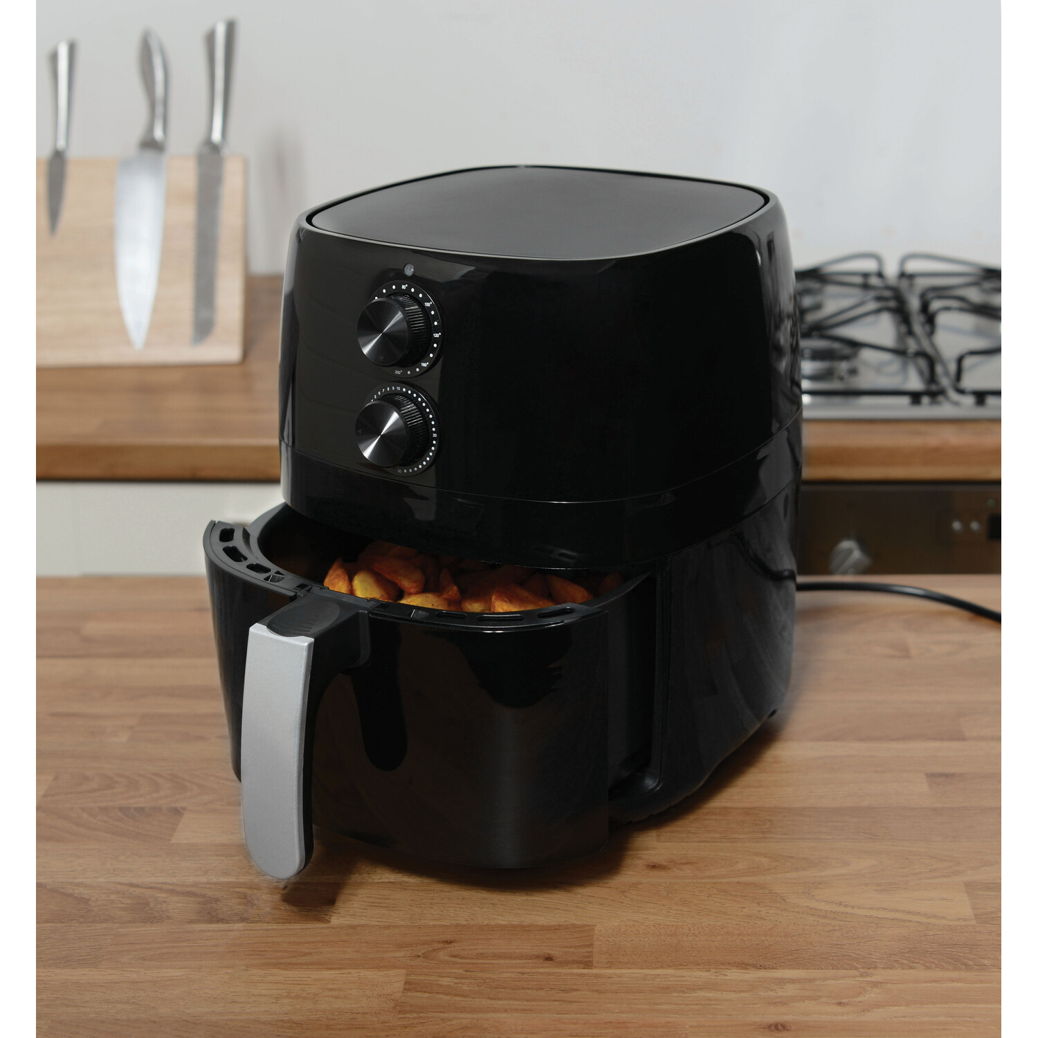 My Kitchen Manual Air Fryer - Black Image 6