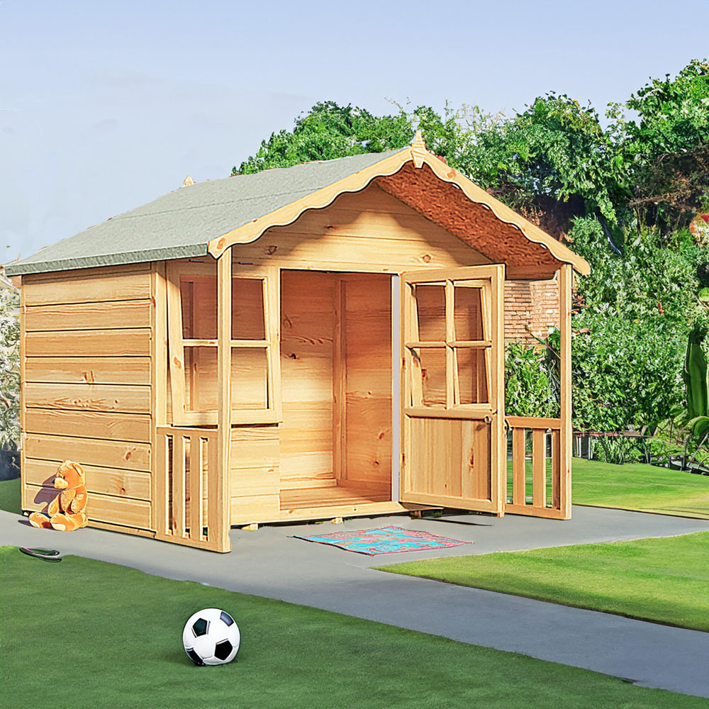 Shire 6 x 4ft Pixie Playhouse Shed Image 2