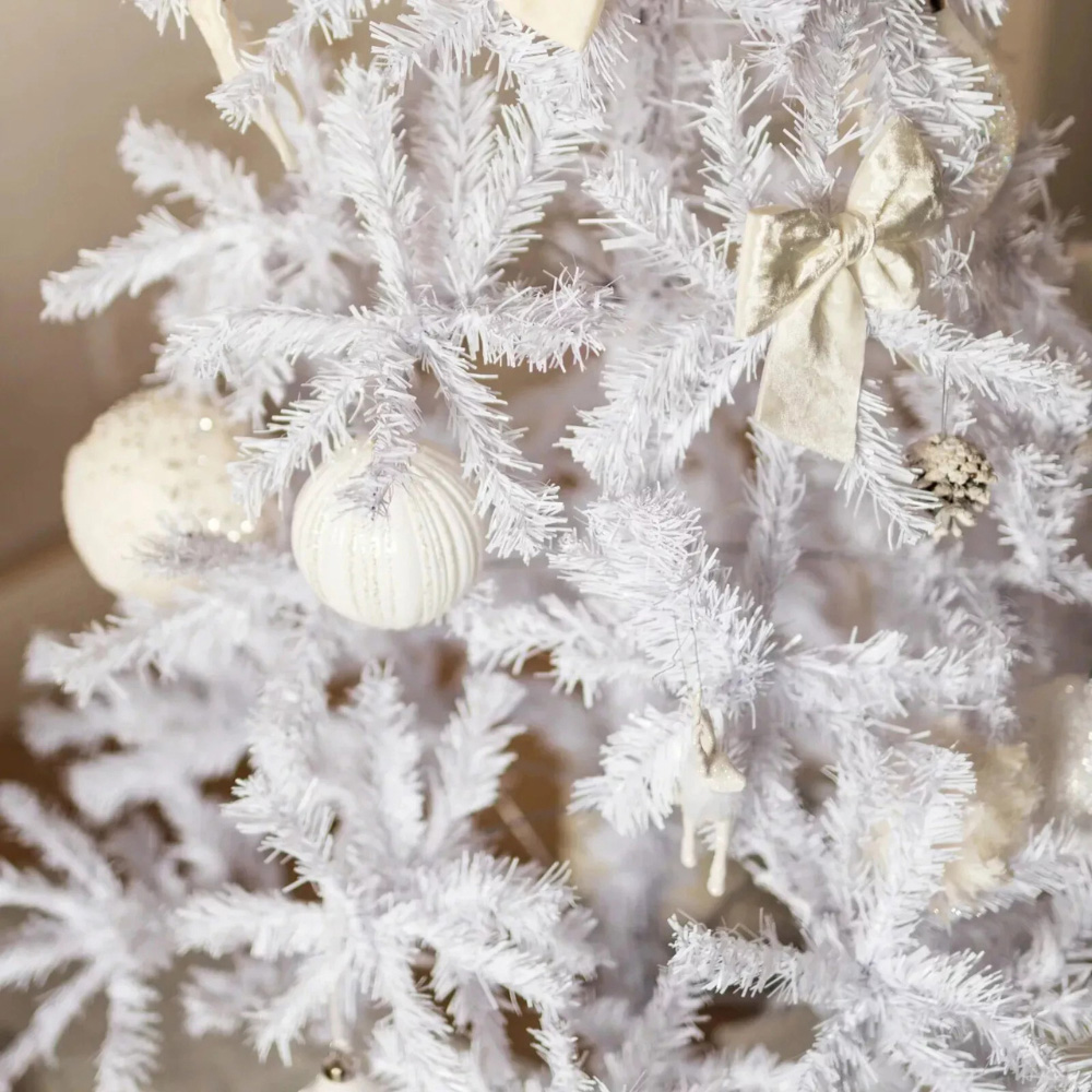 Marco Paul White Artificial Christmas Tree 6ft Image 5