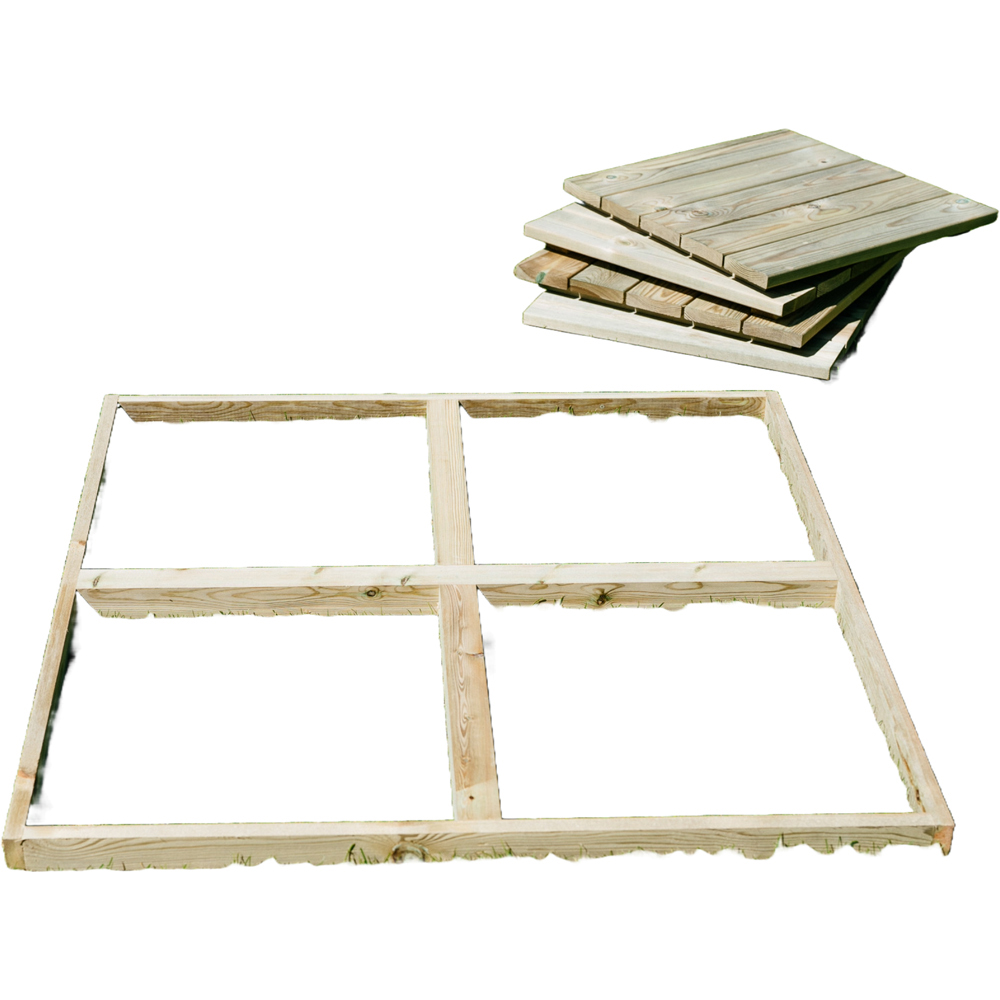 The Garden Village 40 Piece Decking Kit 8m Image 2