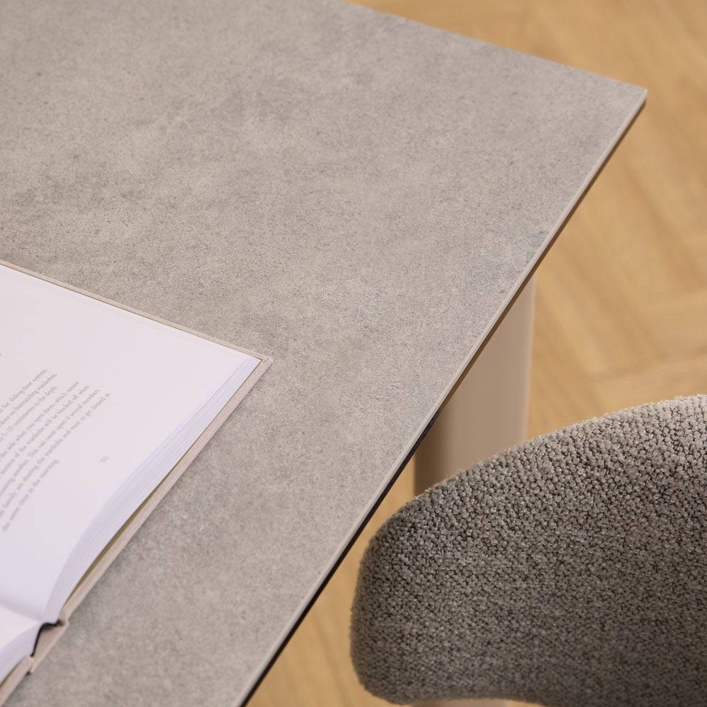 Florence Palermo Ella 4 Seater Ceramic Dining Set Grey and Beige Image 7