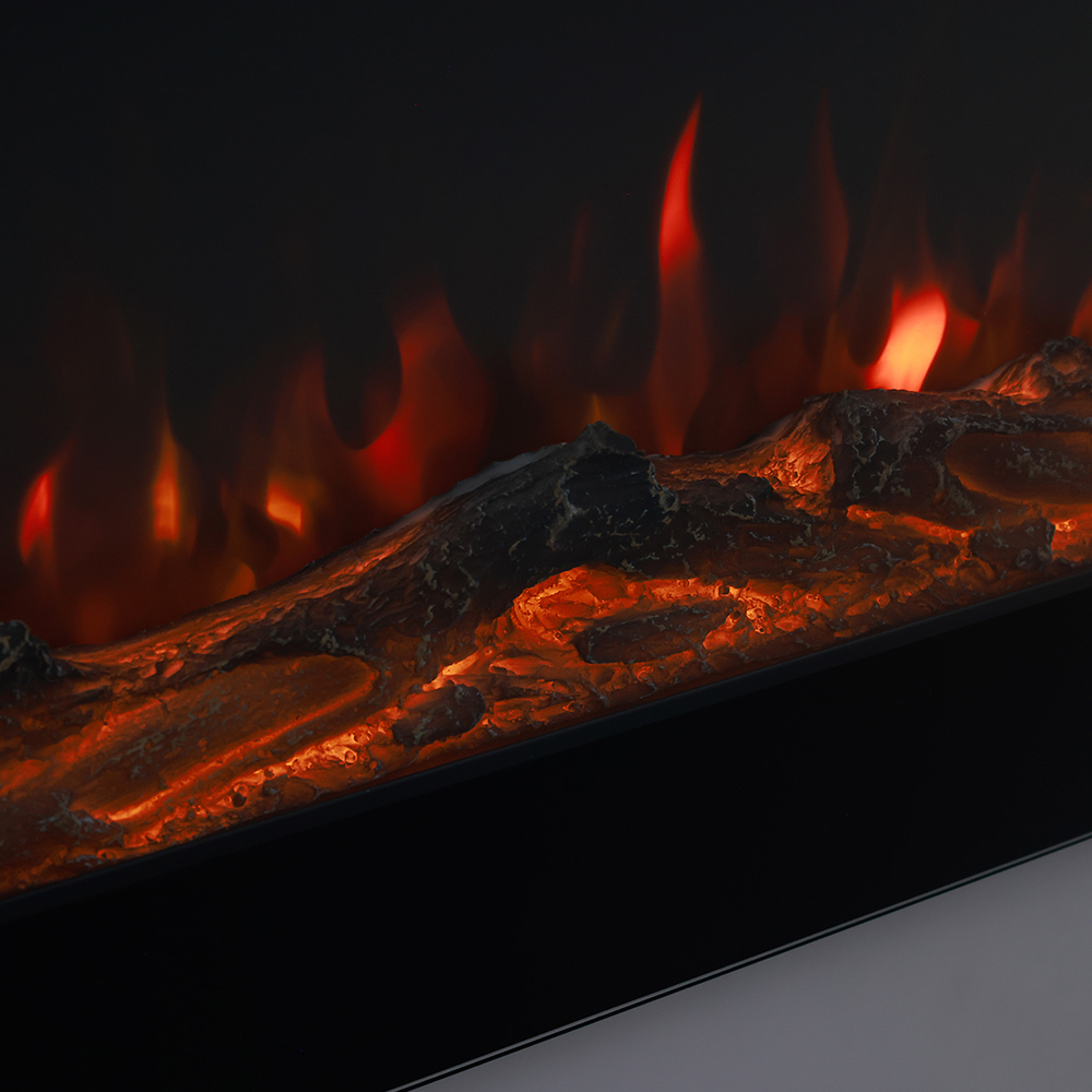 Living and Home 50 Inch Electric Fireplace Wall Mounted or Freestanding Heater 12 Flame Colours Image 6
