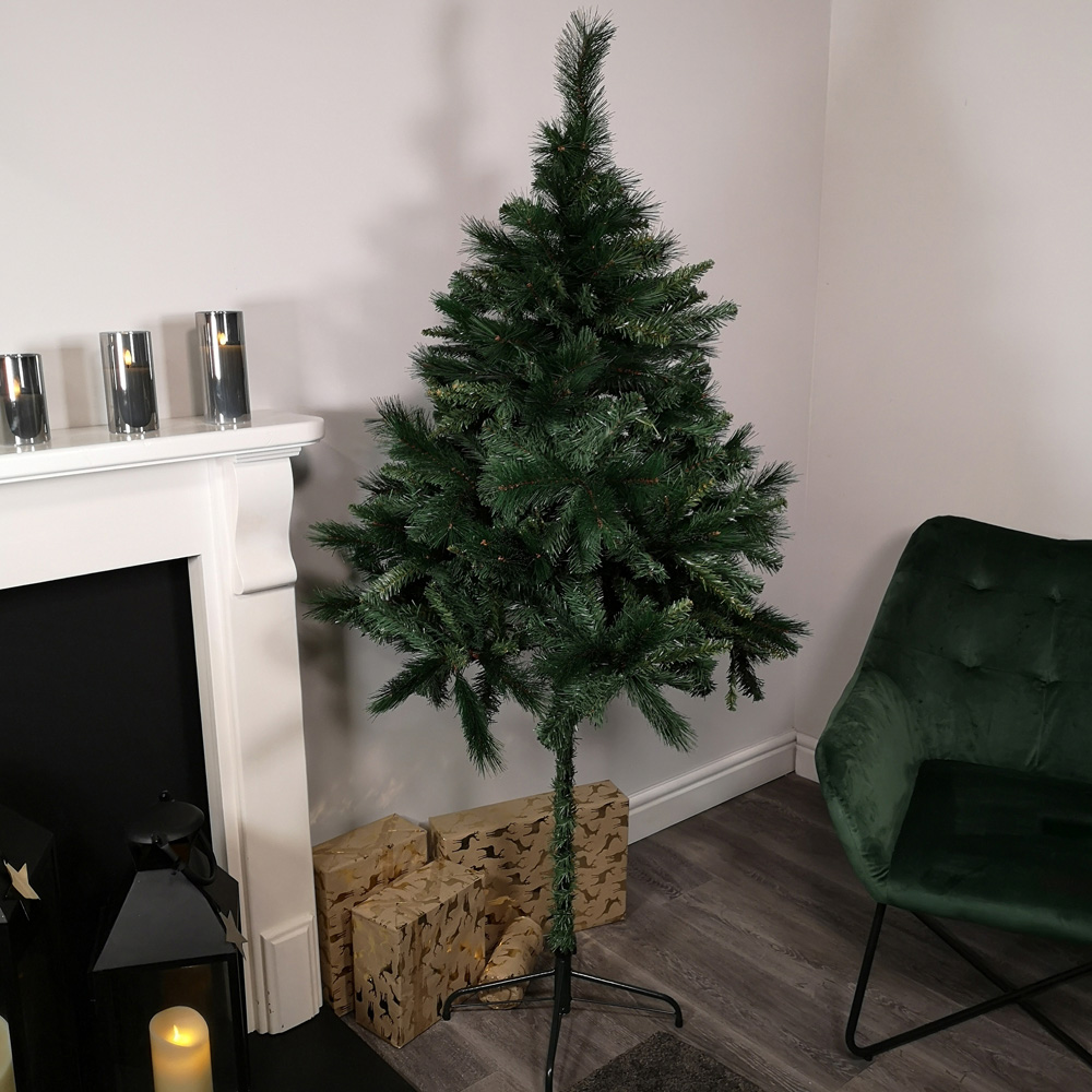 Premier Space Saving Christmas Parasol Tree 6ft Image 2