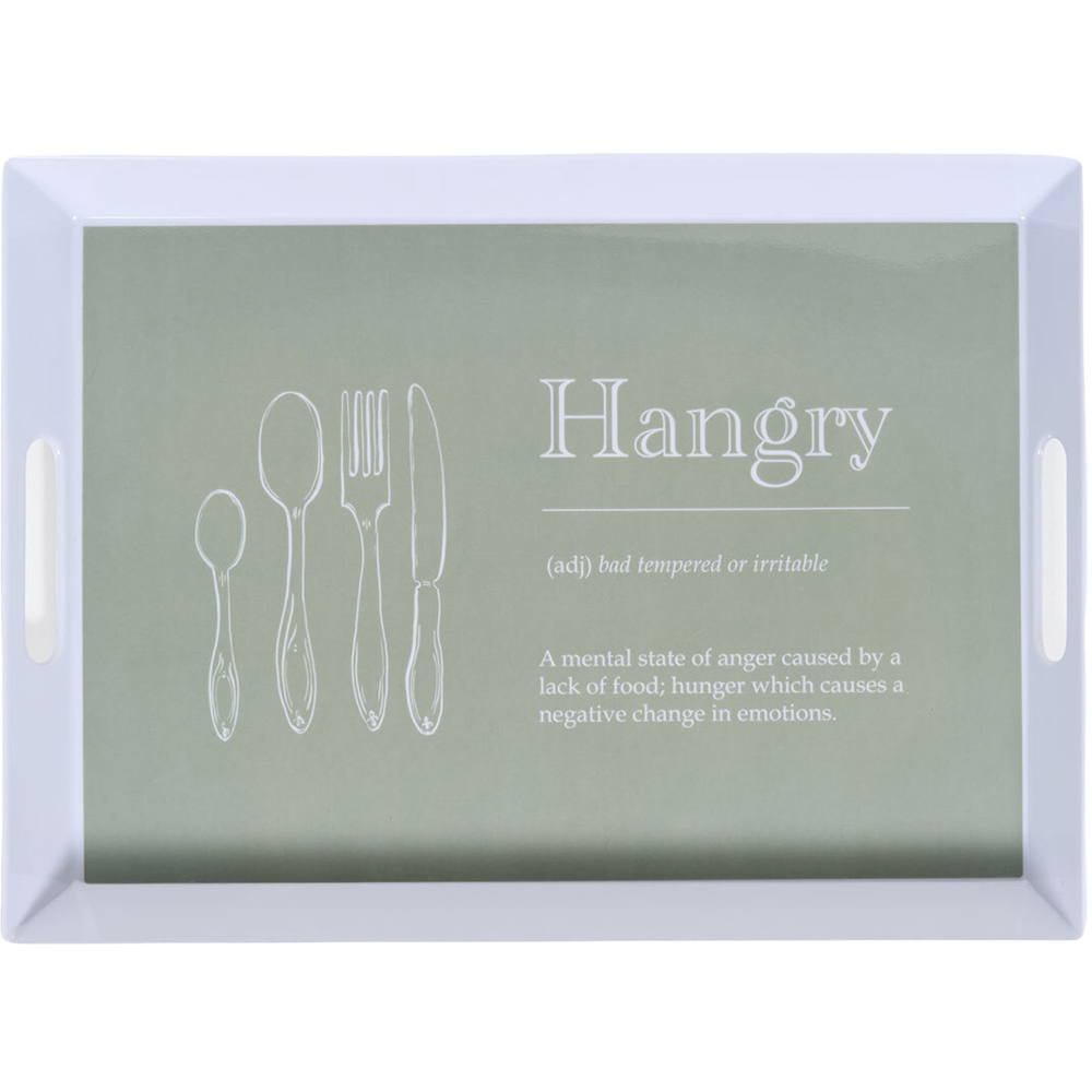 Hangry Rectangular Drinks Tray Image 2