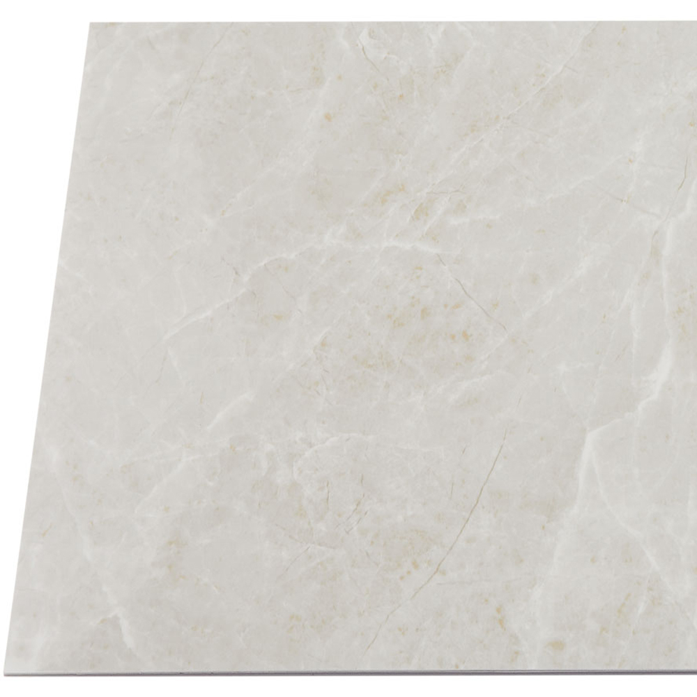 Living and Home Marble Patterned Light Beige PVC Self Adhesive Wall Sticker 10 Pack Image 6