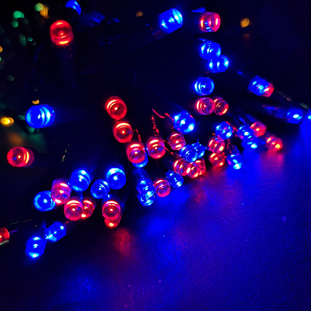 Premier TimeLights 600 Multicolour LED Multi-Function Green Cable String Light 60m Image 6