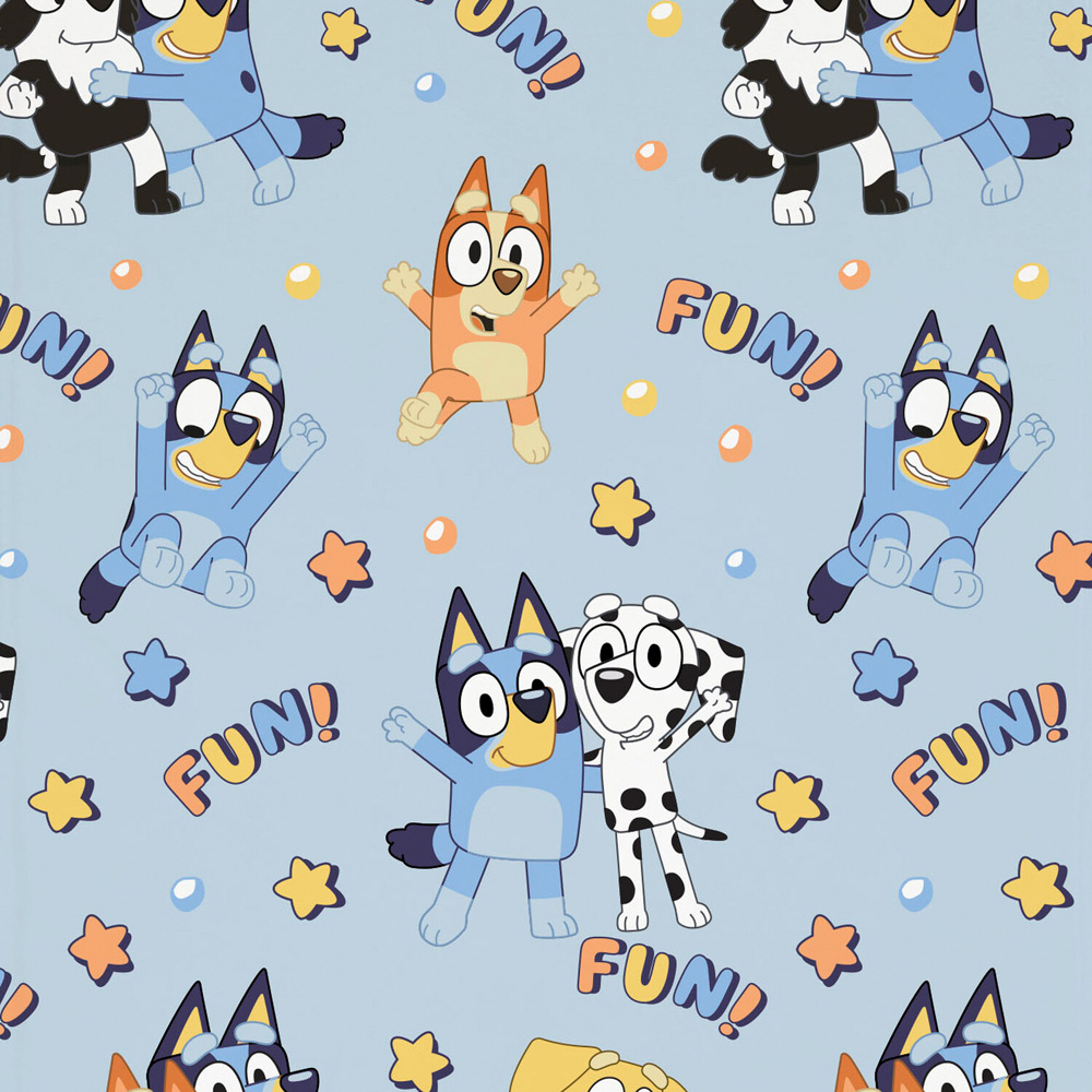 Bluey Fun Friends Throw Blue Image 2