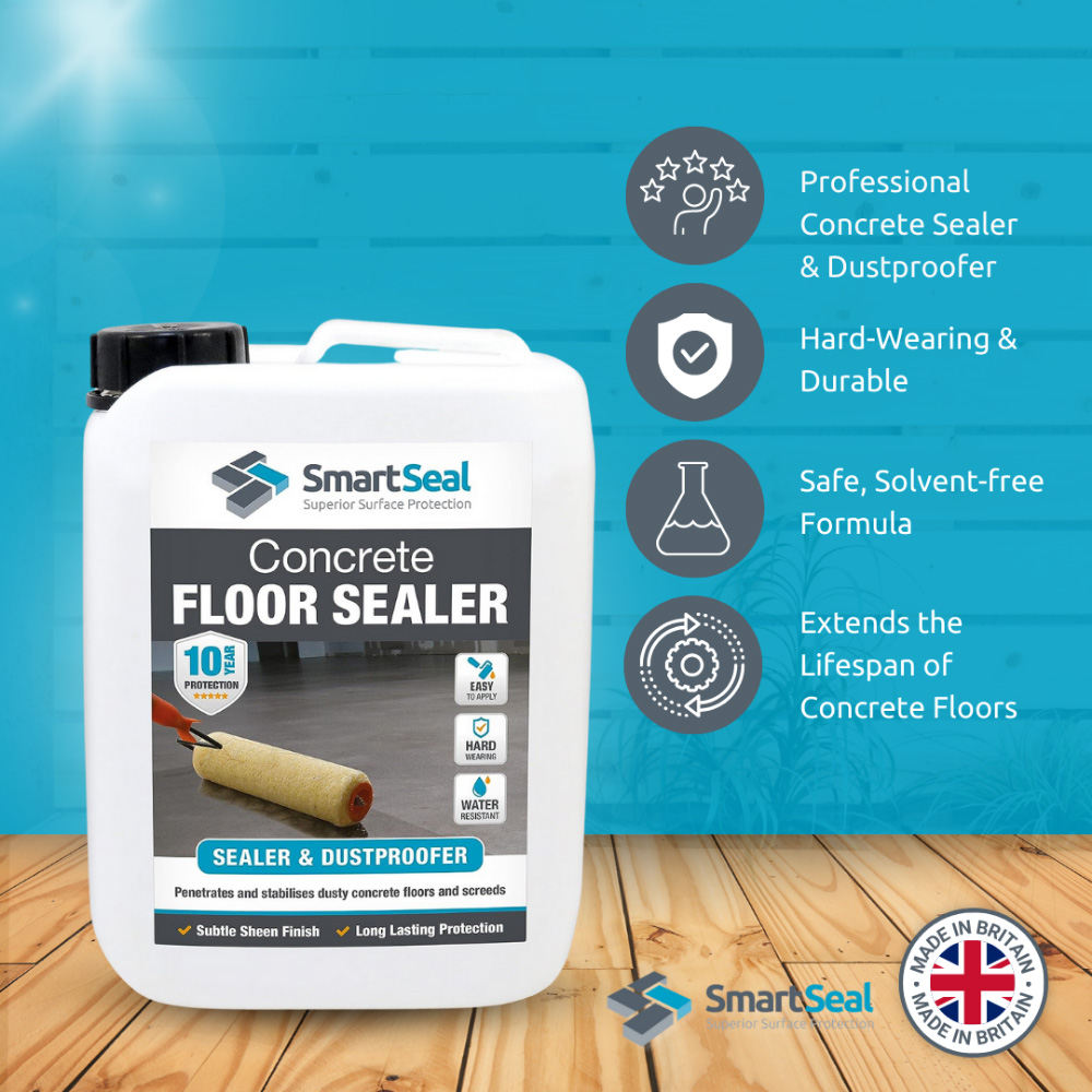 SmartSeal Concrete Floor Sealer 5L 2 Pack Image 2