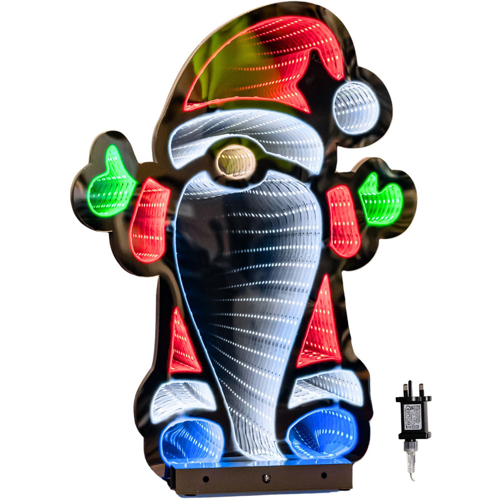 Samuel Alexander Infinity Christmas Santa with Metal Base 40cm Image 2