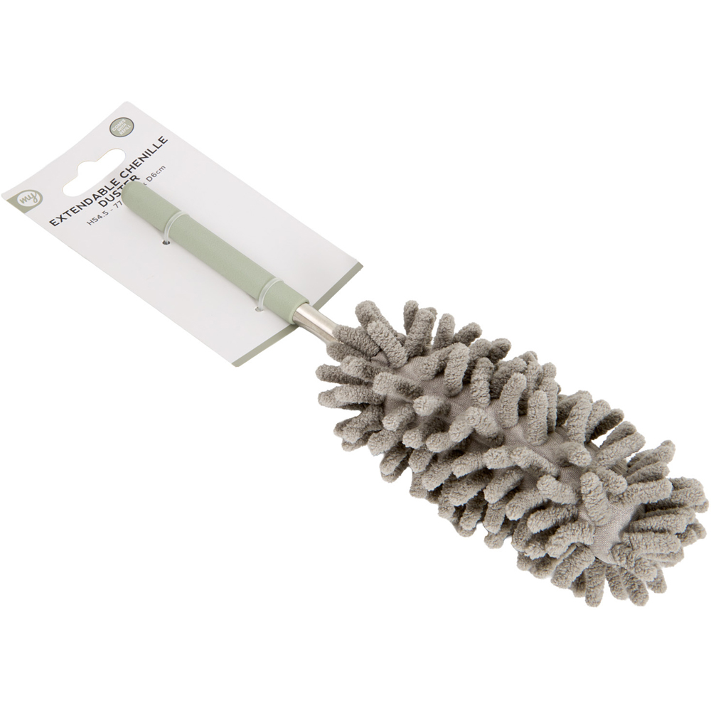 My Home Extendable Handle Chenille Duster Sage Image 6