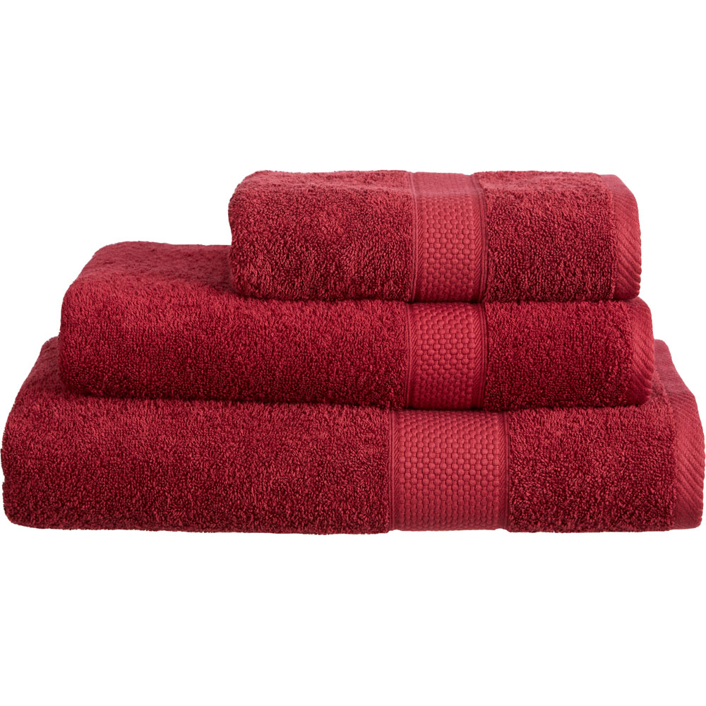 Imperial Ringspun Combed Cotton Burgundy Extra Large Jumbo Turkish Bath Sheet Image 1