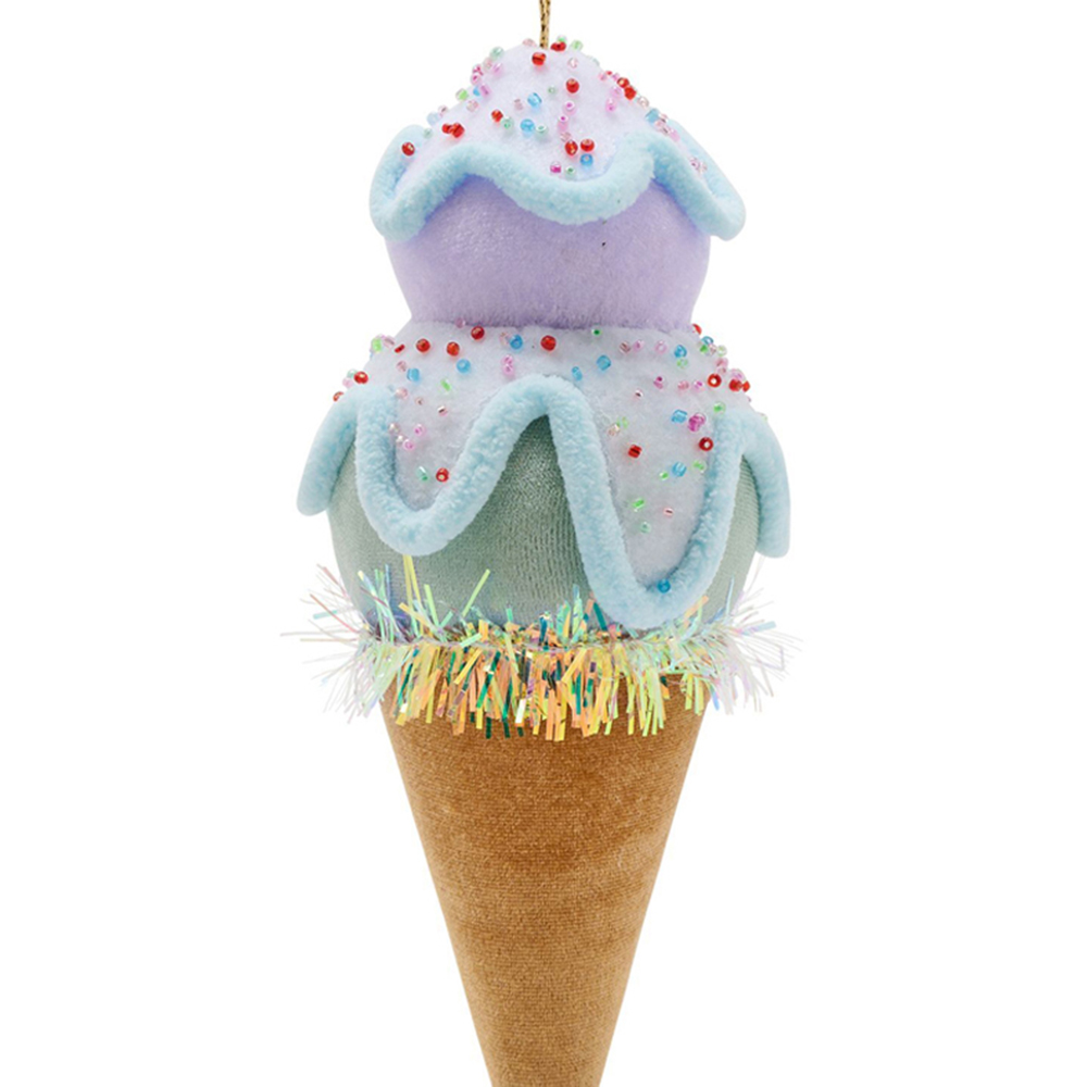 The Christmas Gift Co Ice Cream Hanging Tree Decoration Image 2