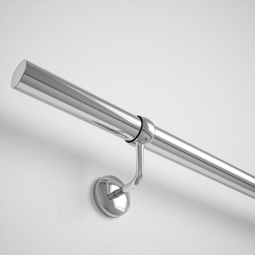 Forgeworks Brushed Stair Hand Rail Kit 3.6m Image 7