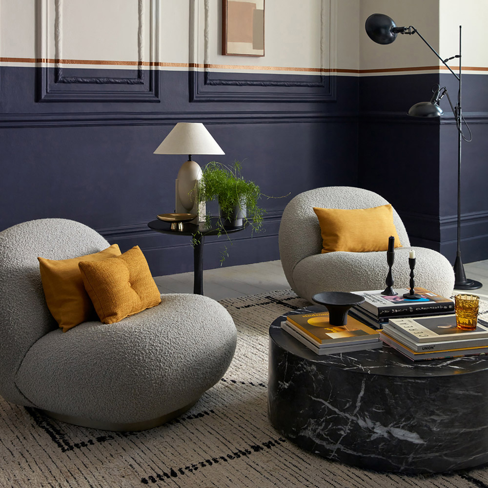 Craig & Rose Walls and Ceilings Lido Blue Chalky Emulsion Paint 5L Image 4