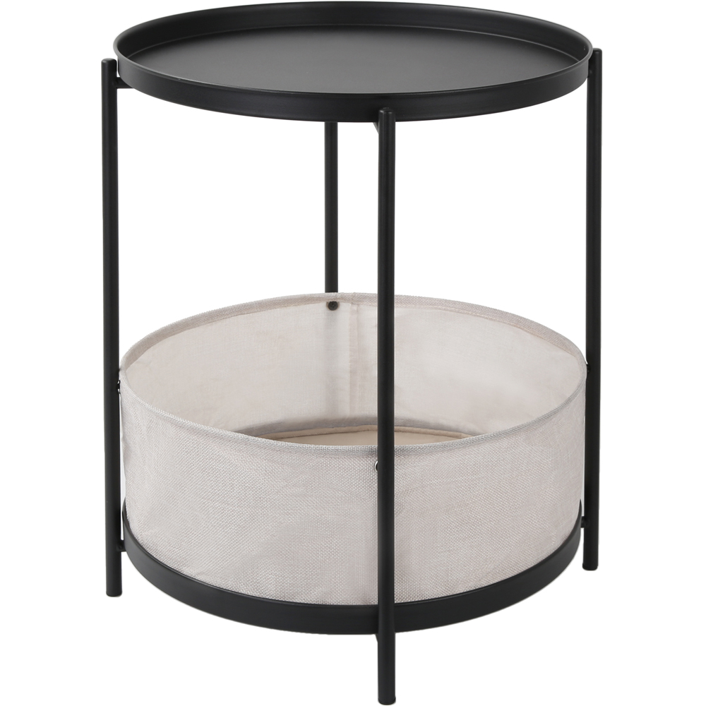 Bakewell Single Shelf Black Coffee Table Image 2