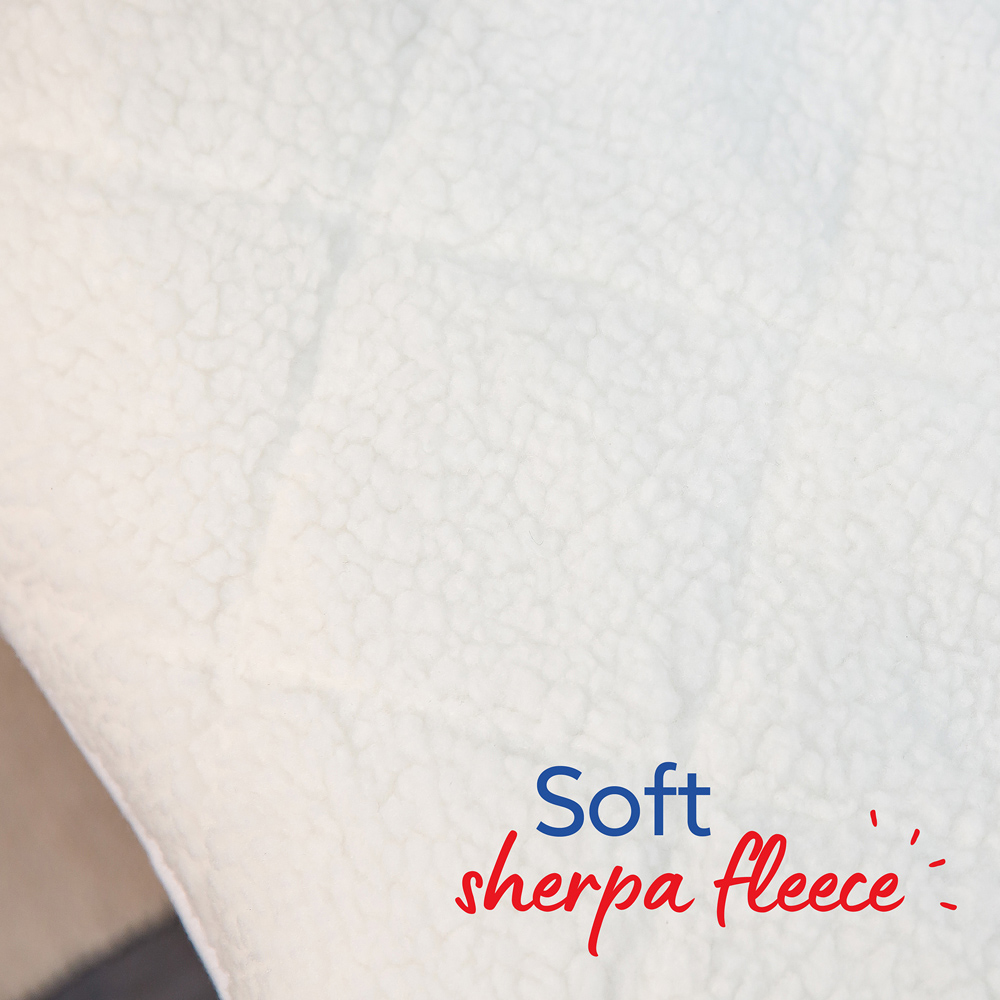 Russell Hobbs Super King Sherpa Fleece Electric Blanket with 6 Heat Settings Image 6