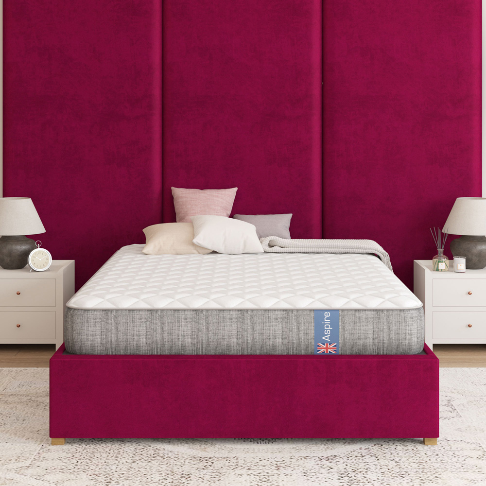 Aspire Small Single Pocket Memory Foam Tension Relieving Mattress Image 2