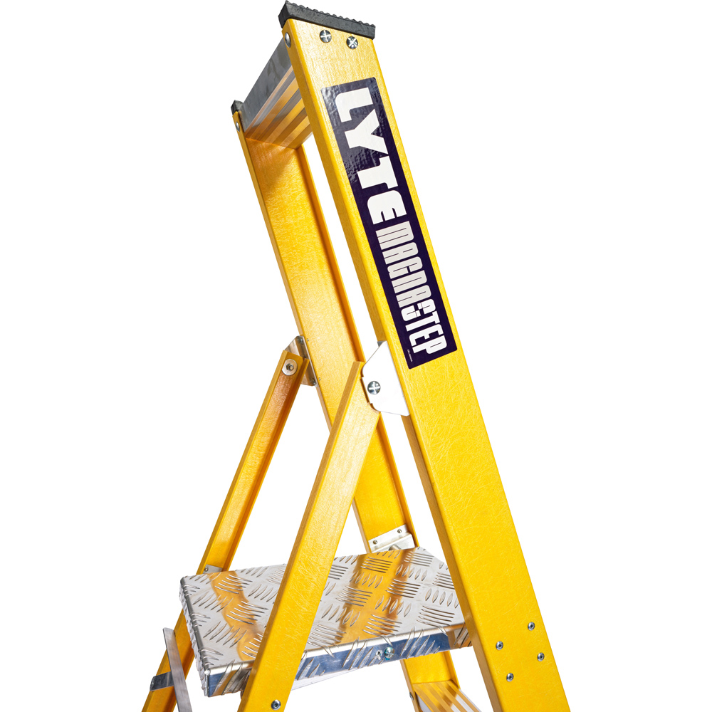 Lyte Ladders and Towers MagnaStep 10 Tread Glassfibre Platform Step Ladder Image 3