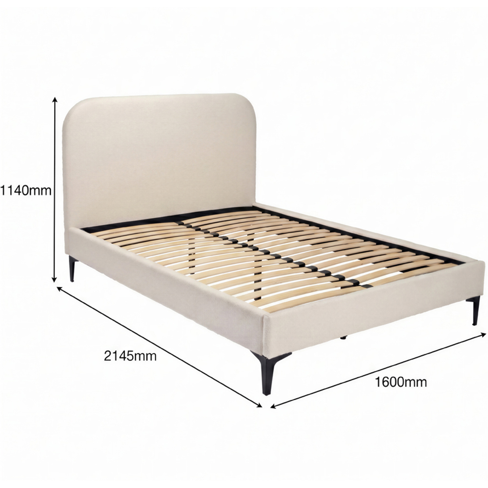 LPD Home Albany Ivory King Size Bed Image 5