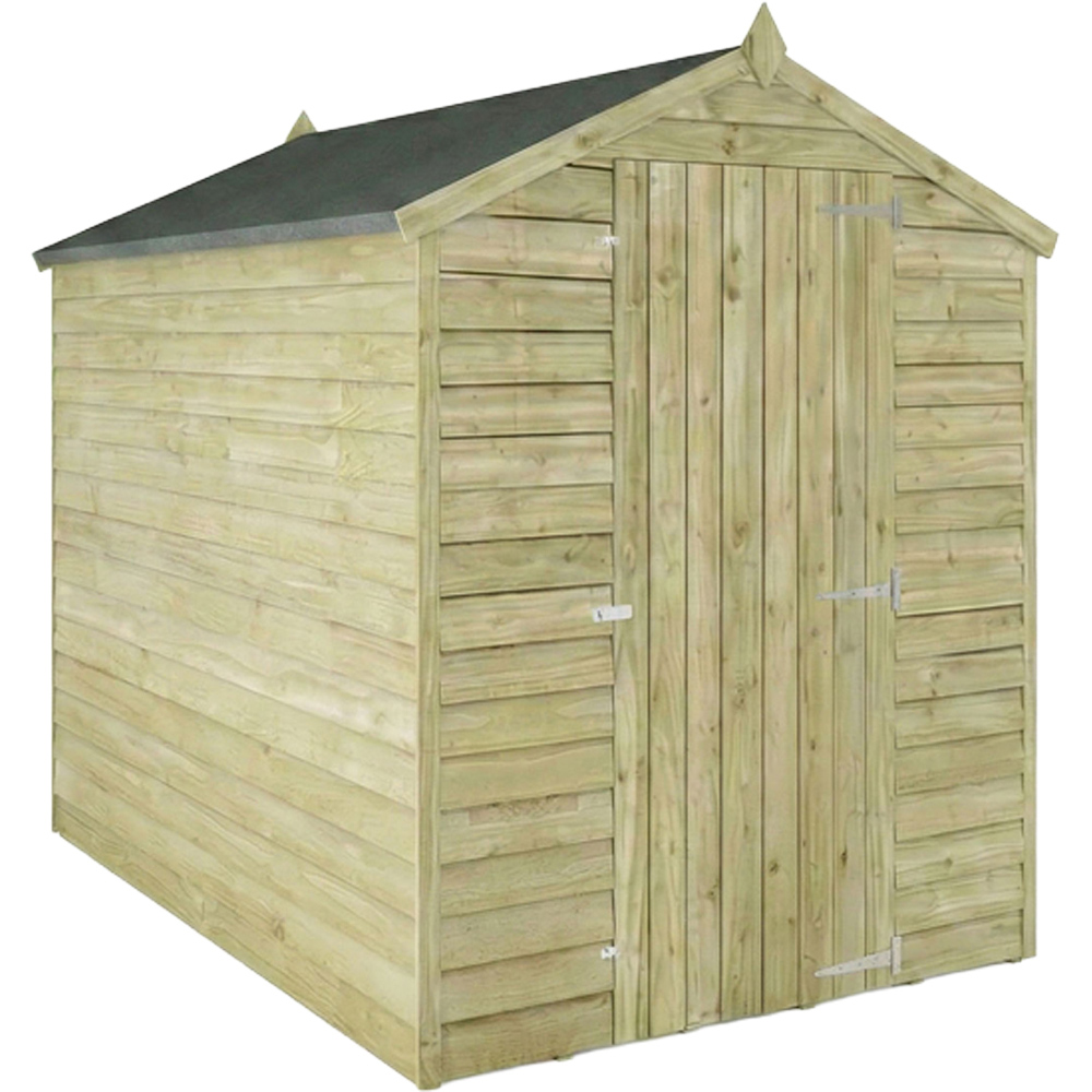 Mercia 7 x 5ft Overlap Apex Wooden Shed Image 3