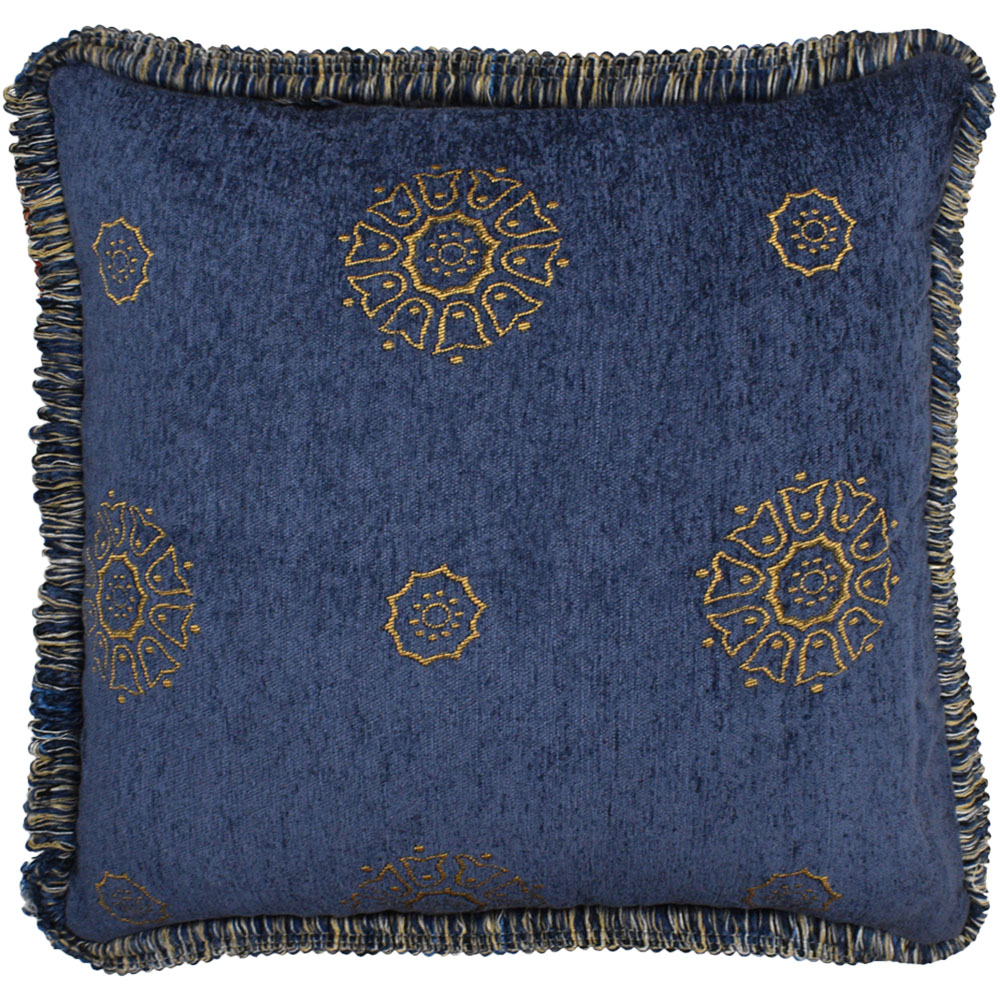 Intimates Como Blue Filled Cushion 56 x 56cm 2 Pack Image 1