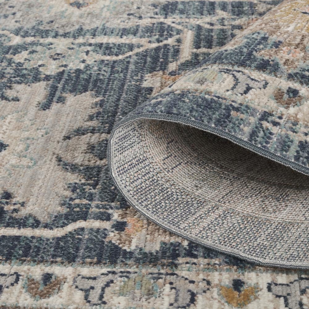 Desire Rugs Maia Navy Lagoon Floral Non Slip Rug 160 x 240cm Image 4