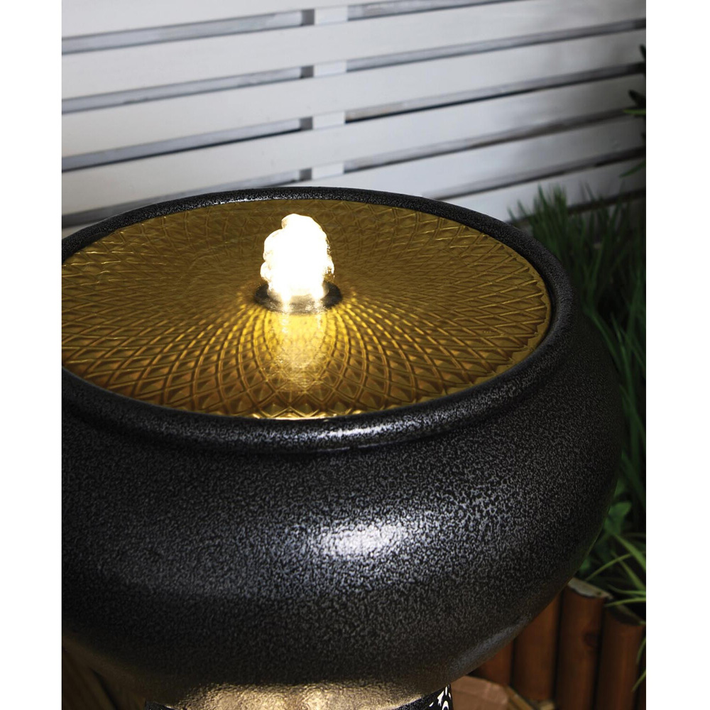 Contemporary Pedastal Water Feature - Grey Image 4