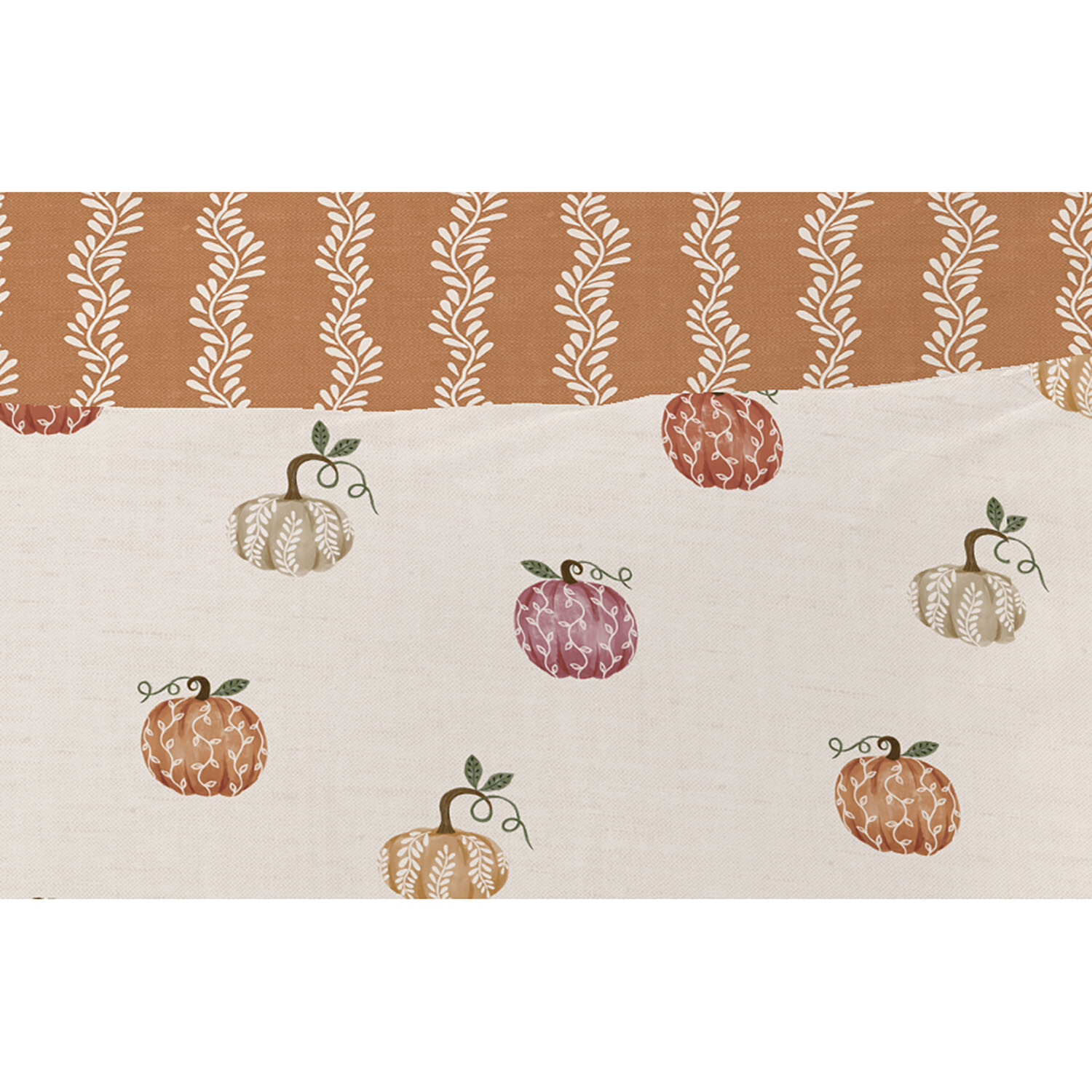 Autumn Pumpkins Duvet Set Multicolour Superking Image 3