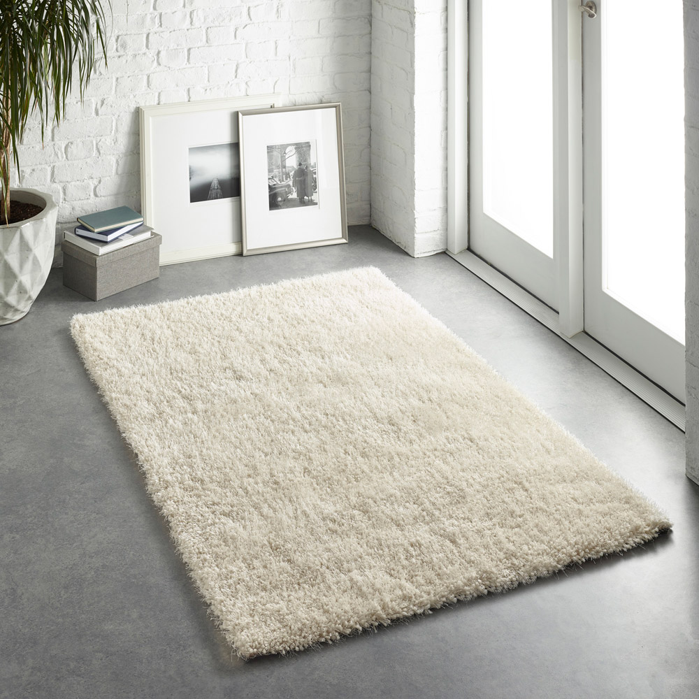 Origins Chicago Cream Shaggy Rug 160 x 230cm Image 2