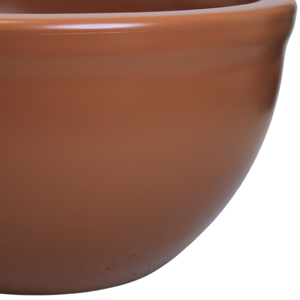 Trifibre Hampton Rust Low Bowl Planter 46 x 88cm Image 3