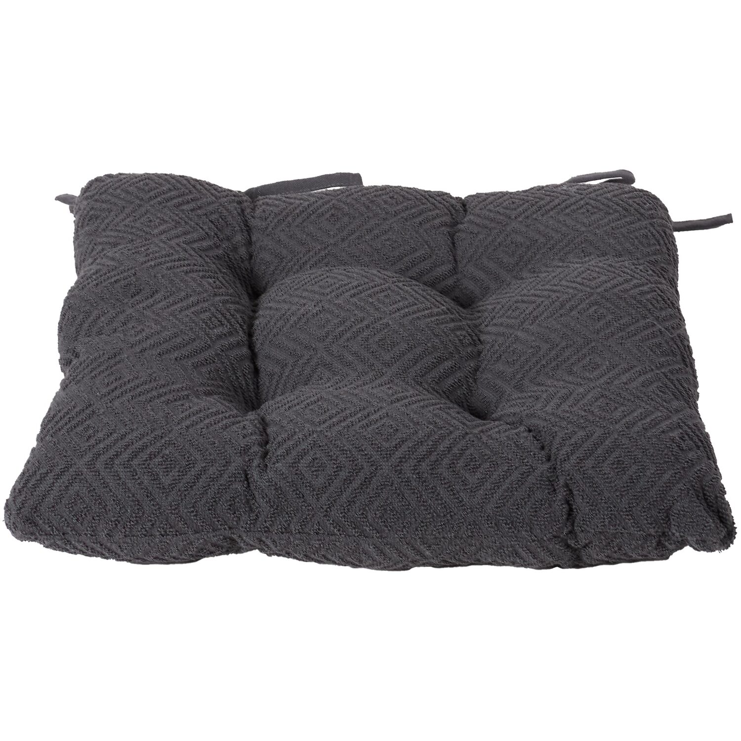Divante Diamond Textured Seat Pad - Dark Grey Image 4