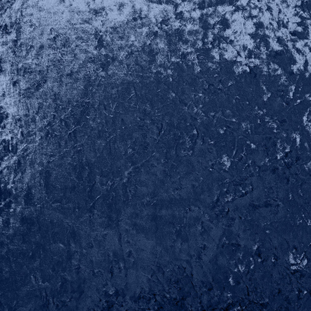 Intimates Plain Crushed Velvet Navy Filled Cushion 43 x 43cm 2 Pack Image 2