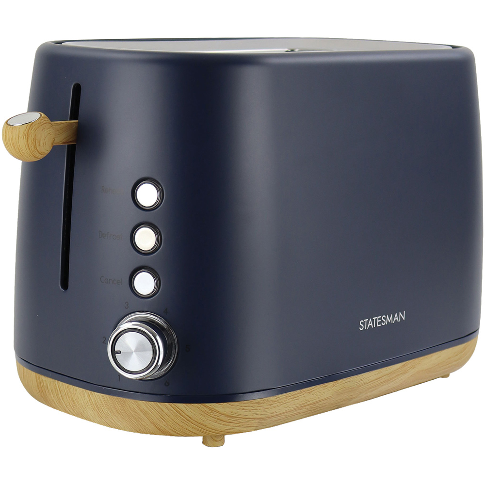 Statesman SKT05090NB Navy Blue Scandi Design 2 Slice Toaster 900W Image 3