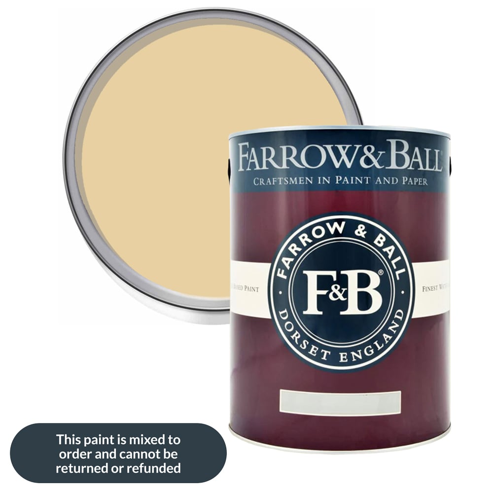 Farrow & Ball Estate Walls and Ceilings Dorset Cream Matt Emulsion Paint 5L Image 1