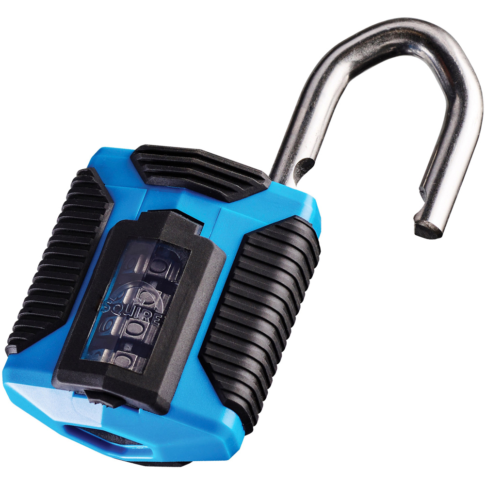 Squire 50mm 4 Wheel Combination Stainless Shackle Padlock Image 3