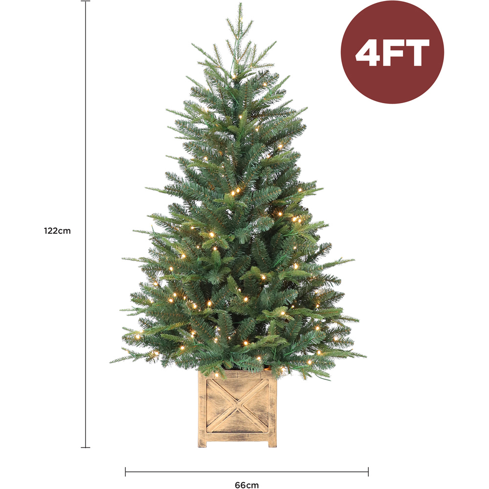 Charles Bentley Luxury Pre-Lit Faux Christmas Tree 4ft Image 8