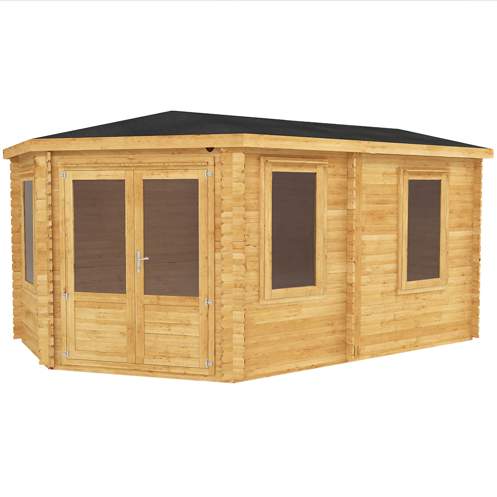 Mercia 16.4 x 9.8ft Corner Log Cabin Image 1