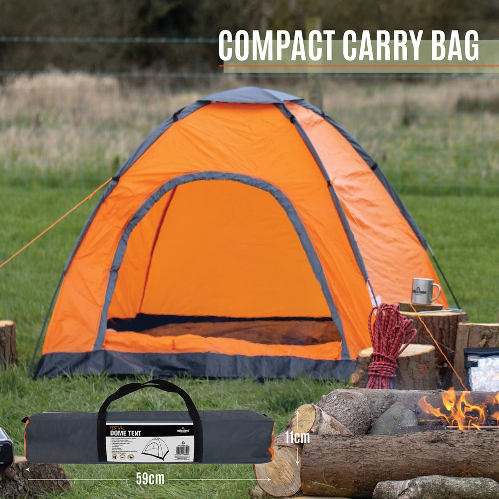 Milestone Camping 2 Person Dome Tent Image 8
