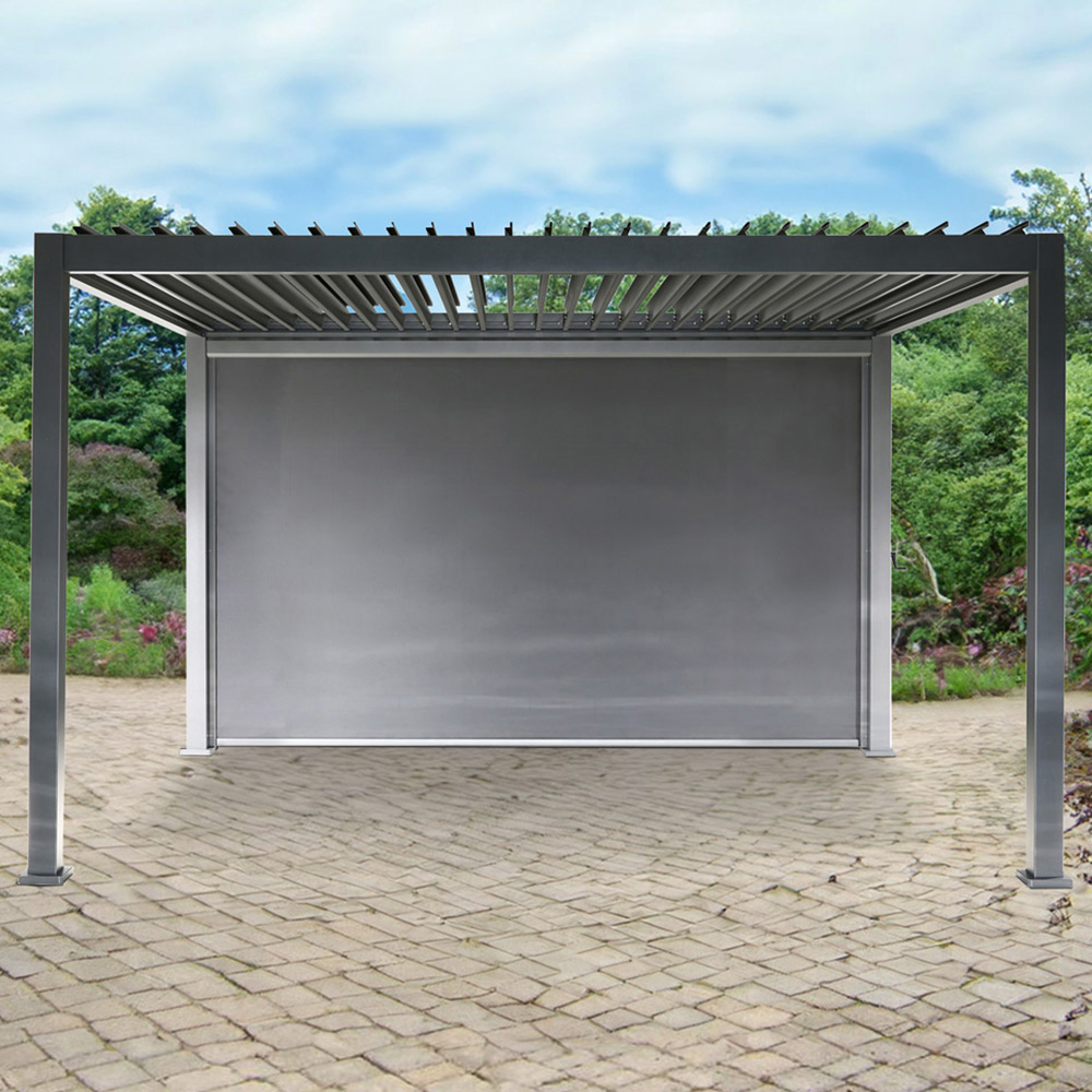Ibiza Aluminium Manual Zipper Pergola 4m Image 3