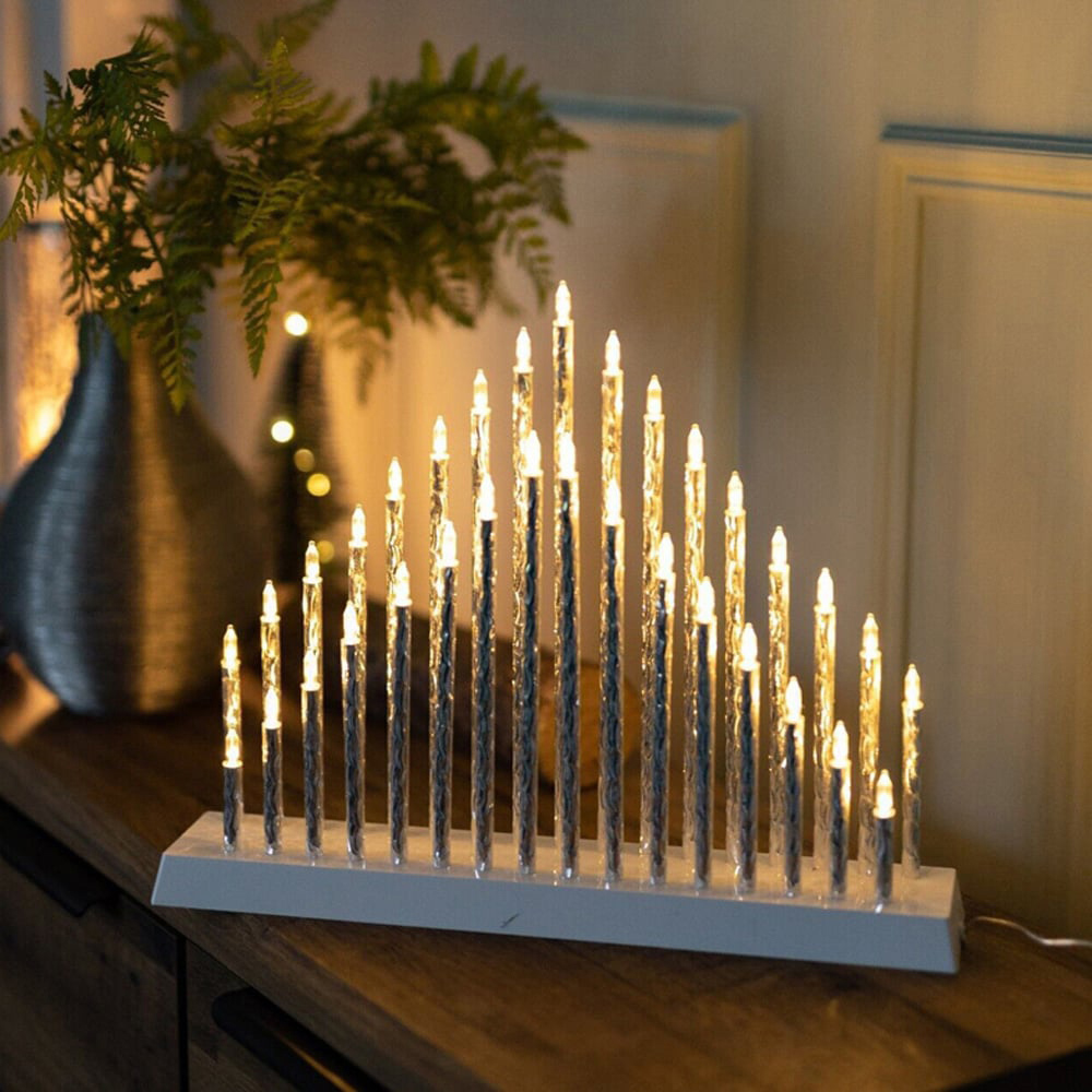 Marco Paul 33 Light Aluminium Candle Bridge Image 4