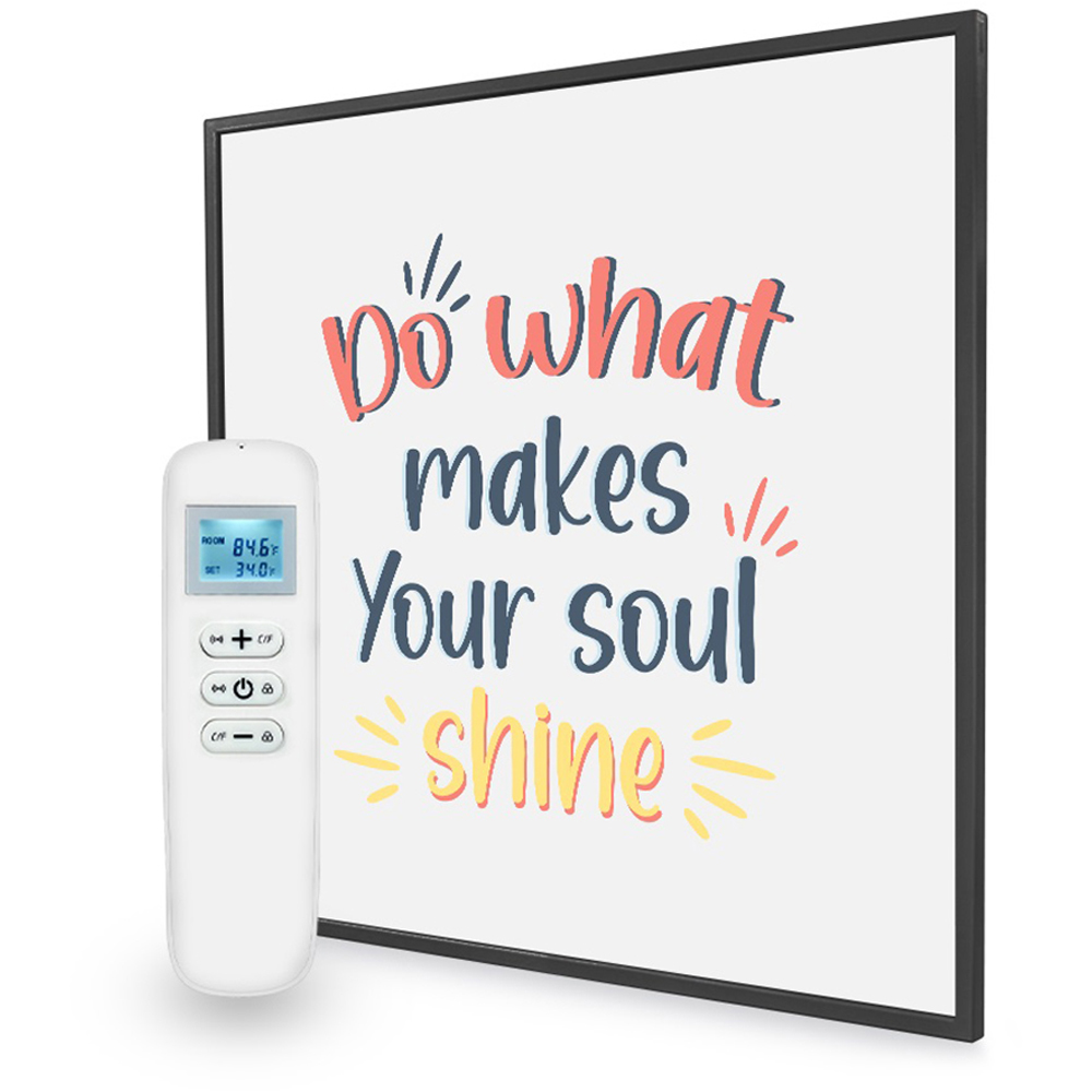 Mirrorstone Nexus Do What Makes Your Soul Shine Wi-Fi Infrared Heating Panel 350W 595 x 595mm Image 3