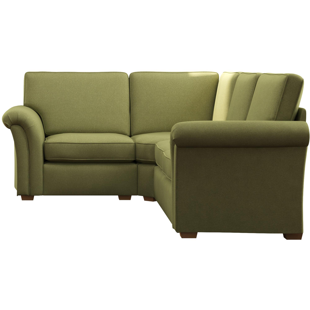 Castleacre 3 Seater Venice Olive Right Hand Fixed Back Corner Sofa Image 3